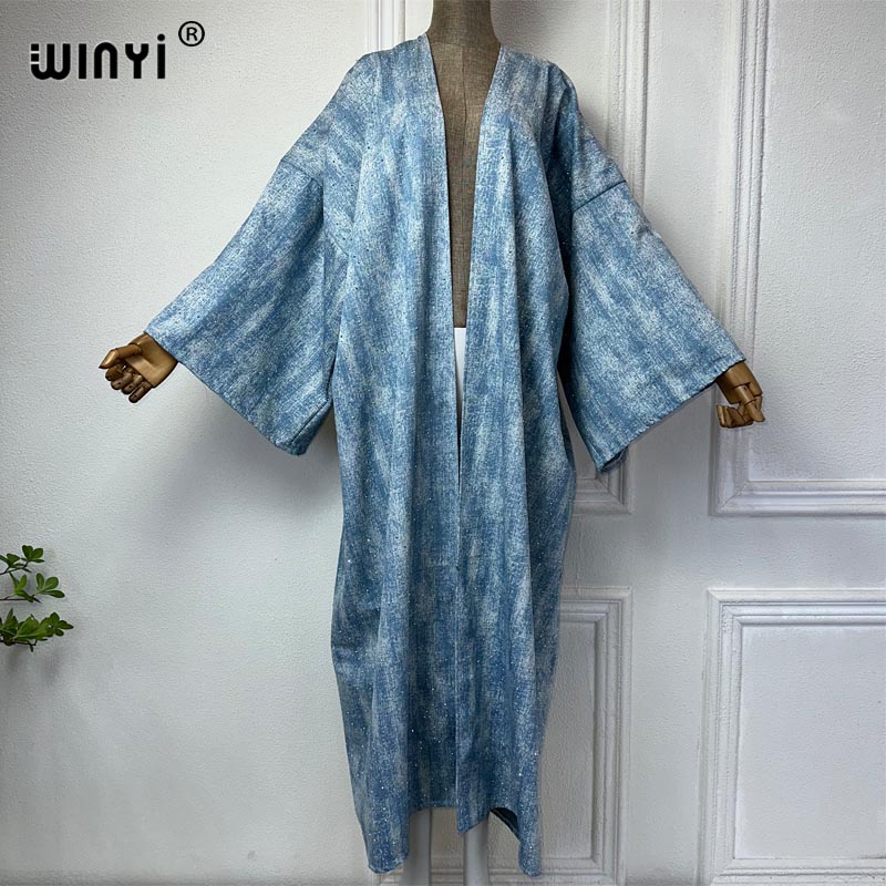 Women'S Fashion Kimono - معطف رعاة البقر للنساء بالترتر من
