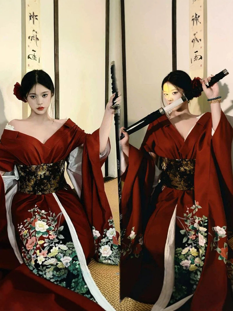 Women'S Fashion Kimono - 2026 كيمونو نسائي عصري بنقشة زهور