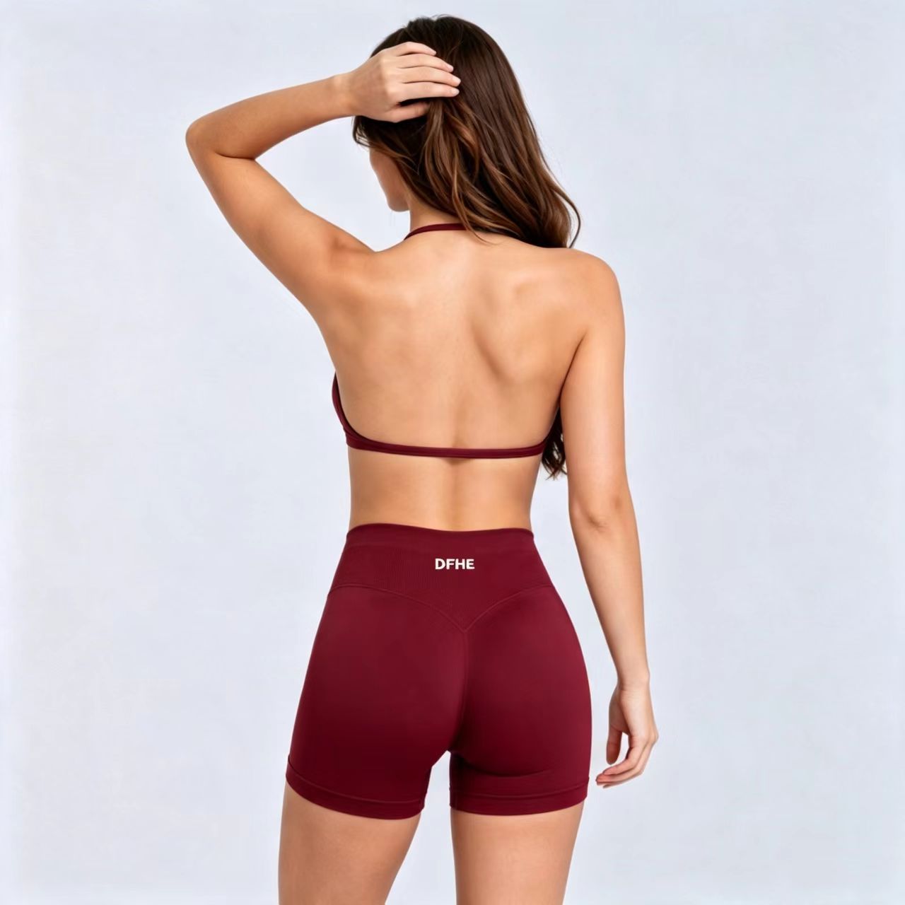 Women'S Fashion Leggings - شورت يوغا نسائي عالي الخصر من