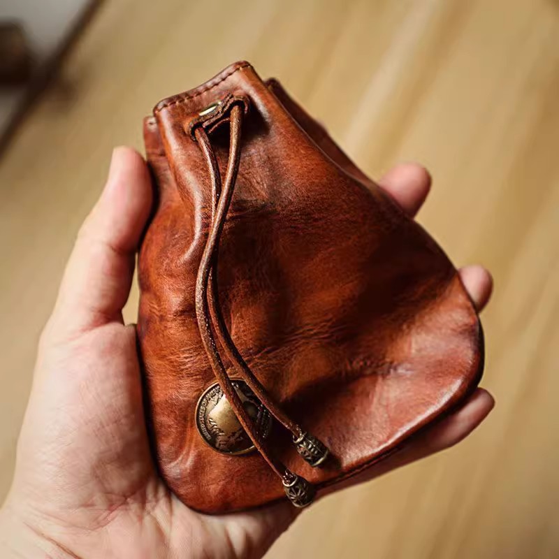 Coin Purse Women - محفظة جلدية ناعمة أصلية على الطراز