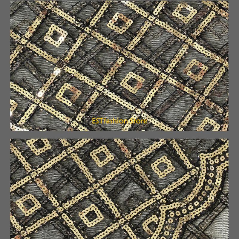 Women'S Fashion Roaring 20S - Y5GC وشاح شال مزين بالترتر والخرز