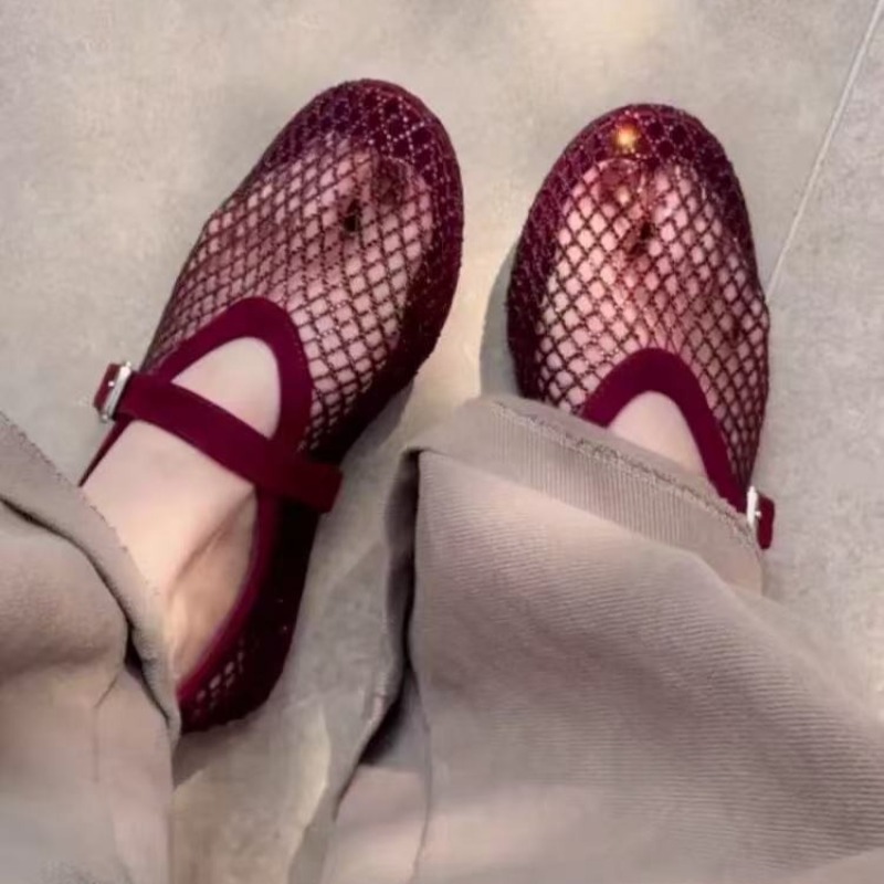Women'S Fashion Walking Shoes - صنادل باوتو نسائية مرصعة بالأحجار الكريمة