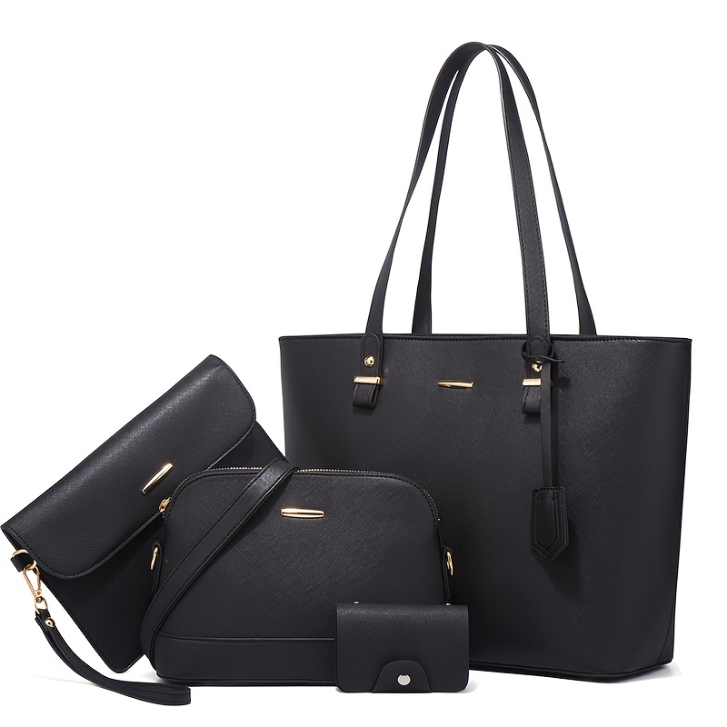 Women Fashion Handbags - 4 قطع أزياء المرأة حقيبة مجموعات