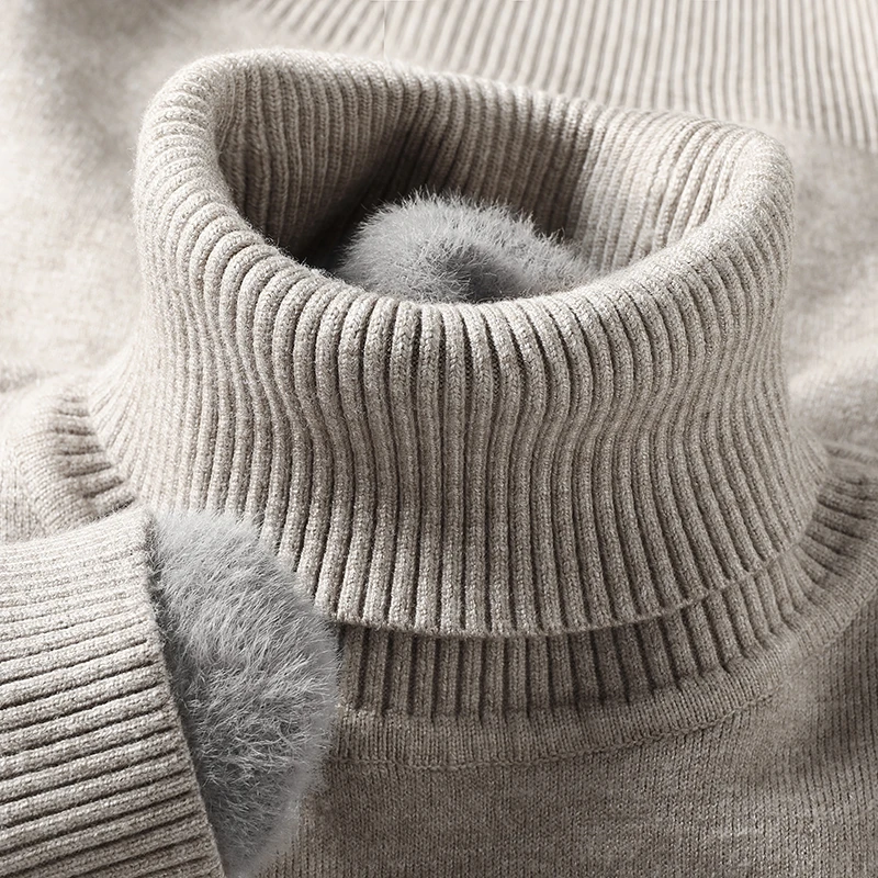 Ribbed Knit Sweater - Sweatwear رجالي مكافحة بيلينغ جودة عالية