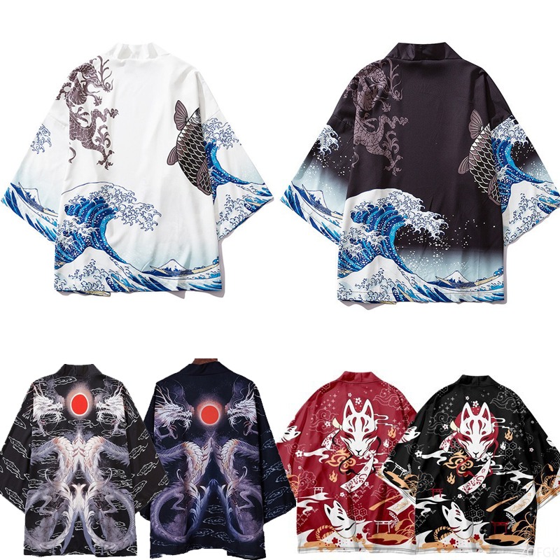 كيمونو كيب مطبوع على الطراز ال - مراجعة Women'S Fashion Kimono وسعره