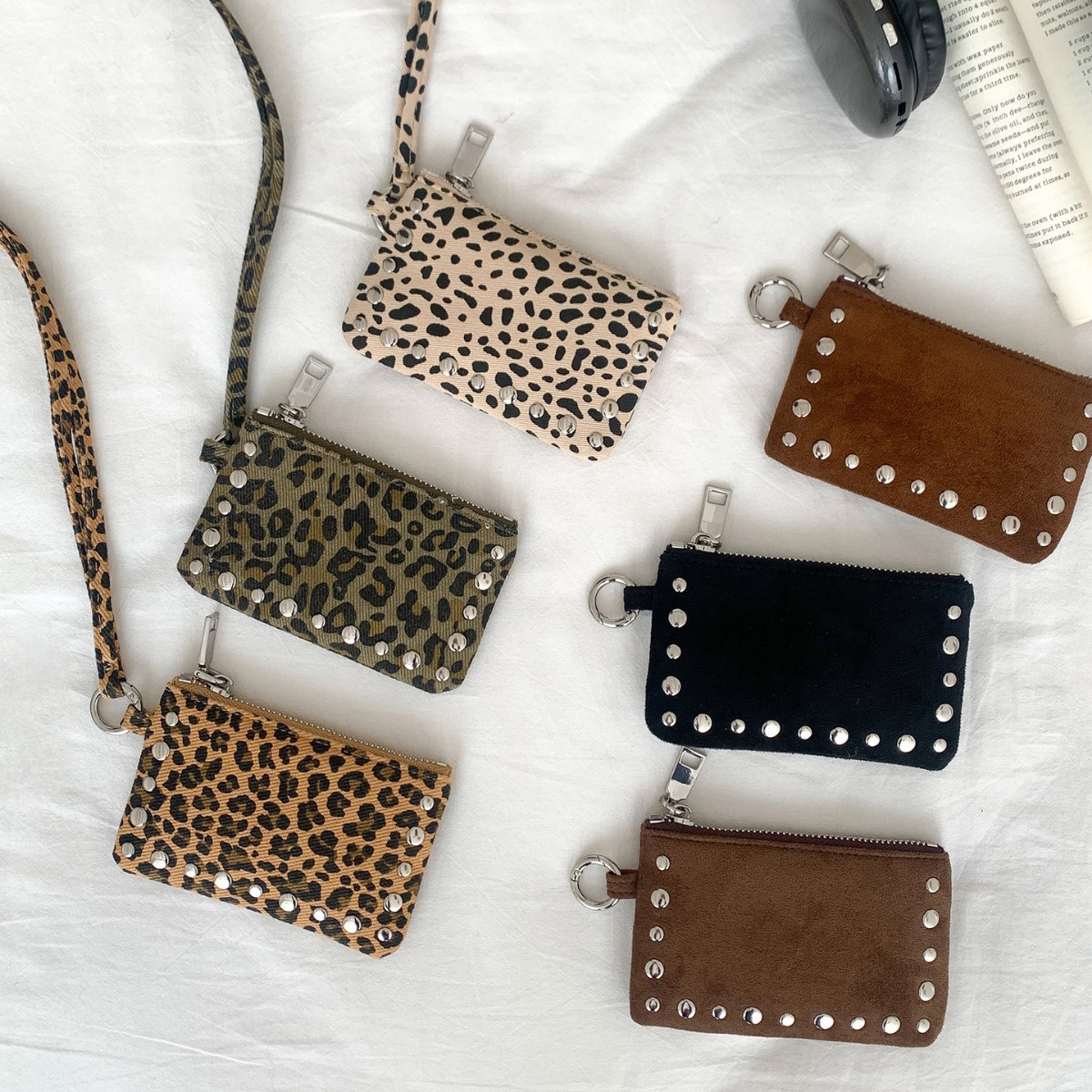 جديد رصع حقيبة كتف حامل بطاقة  - مراجعة Coin Purse Women وسعره