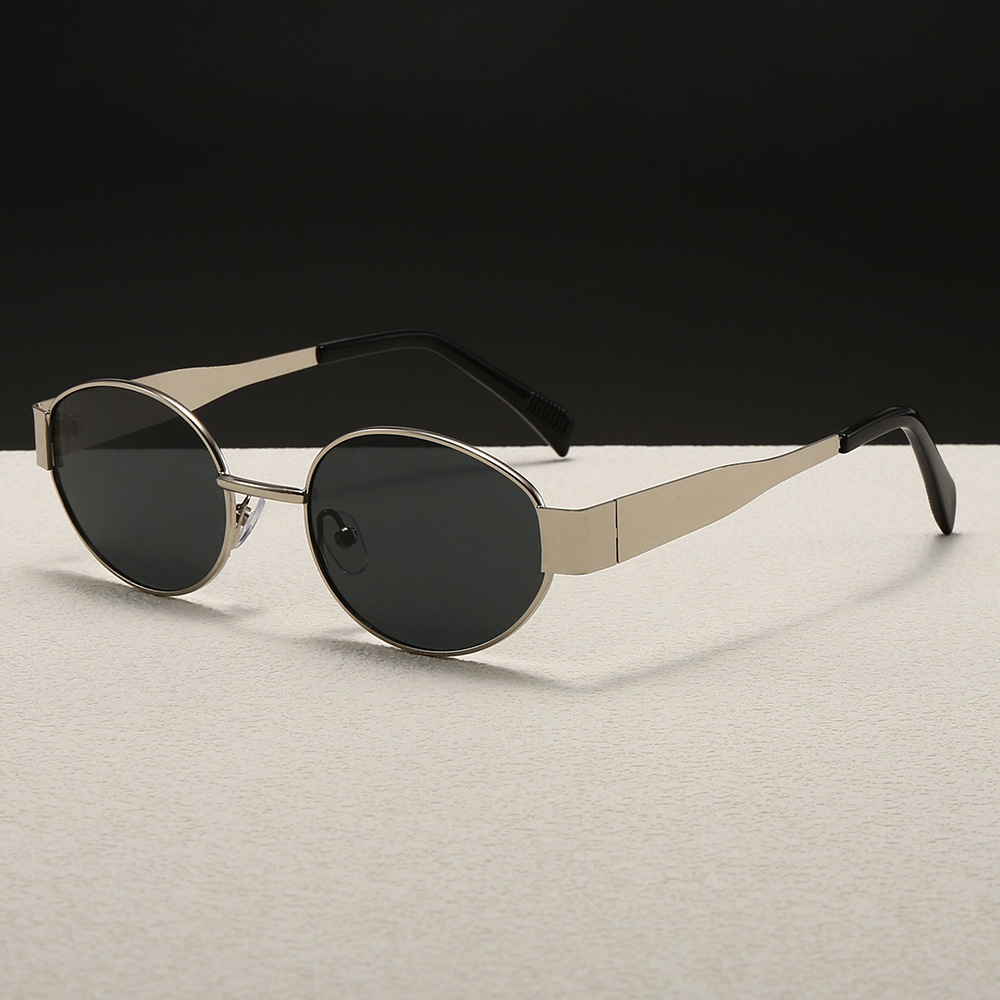 نظارات شمسية معدنية بإطار دائر - مراجعة Women Fashion Glasses وسعره