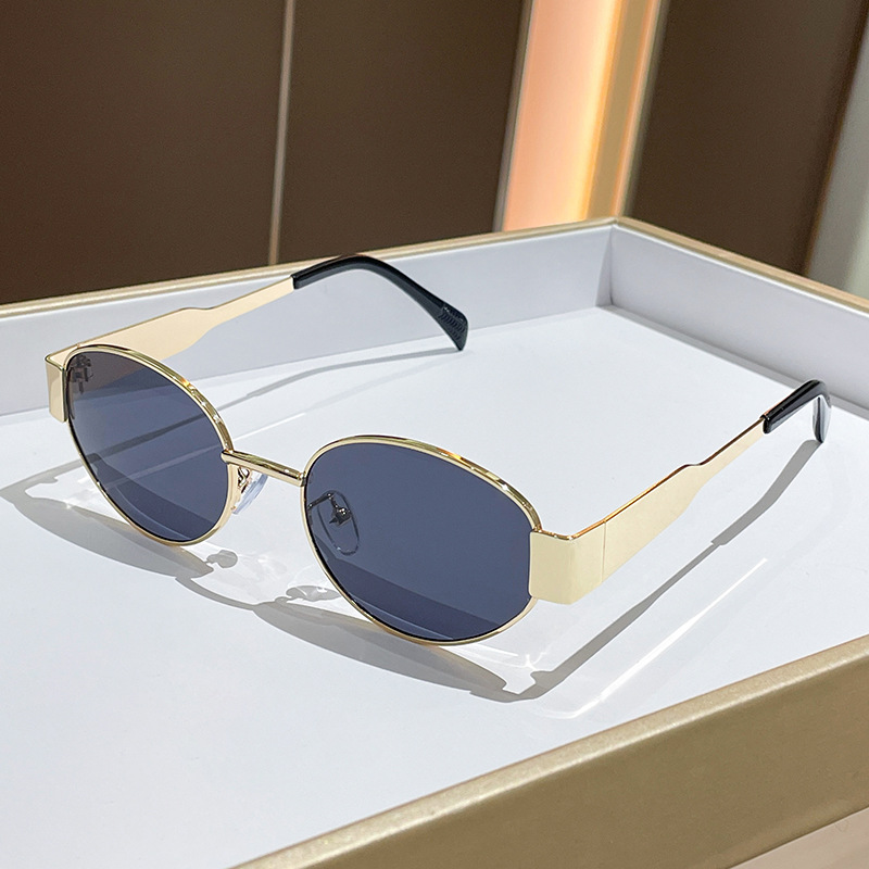 نظارات شمسية معدنية بإطار دائر - مراجعة Women Fashion Glasses وسعره