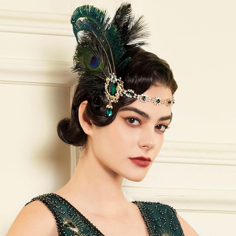 مجموعة إكسسوارات الزعنفة 1920s - مراجعة Women'S Fashion Roaring 20S وسعره
