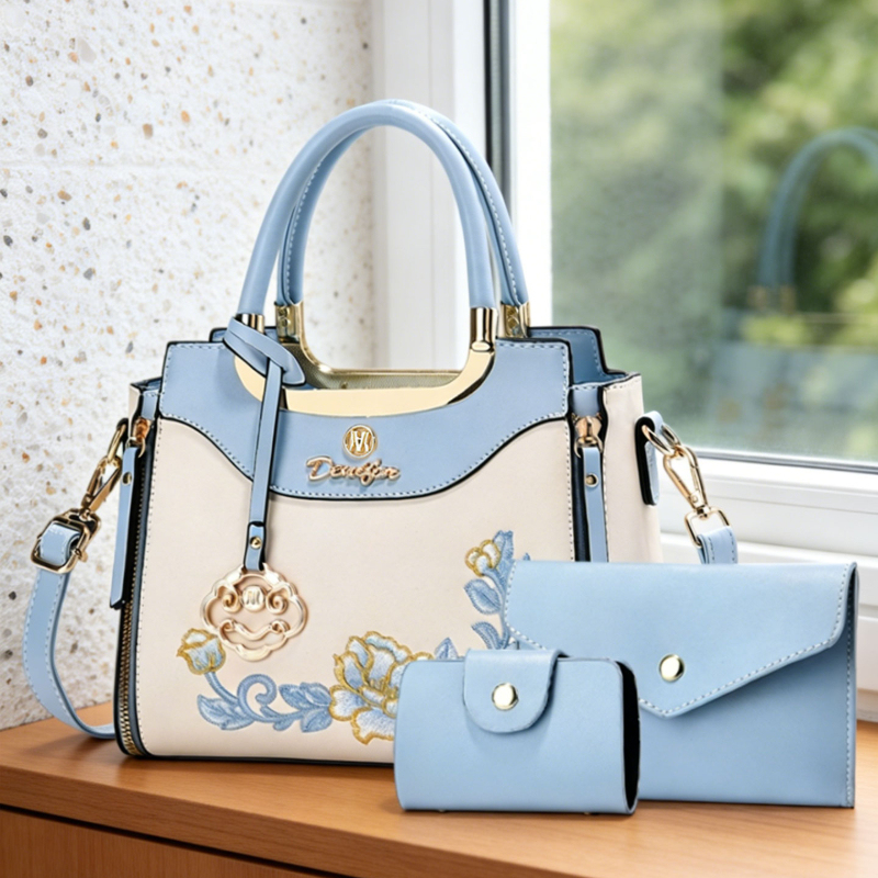 مجموعة من 3 حقائب يد مطرزة عال - مراجعة Women Fashion Handbags وسعره