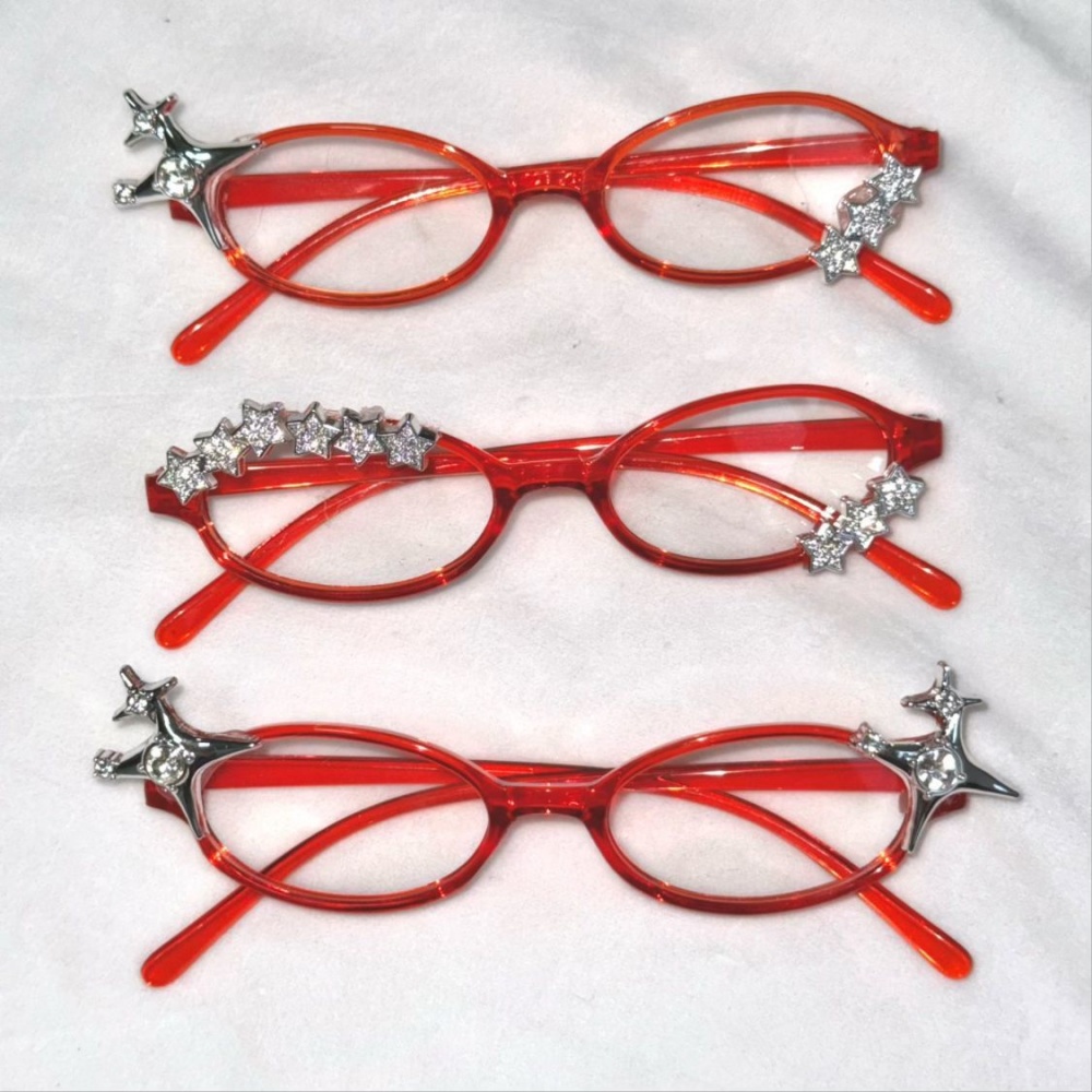 نظارات مزينة بأحجار الراين على - مراجعة Women Fashion Glasses وسعره