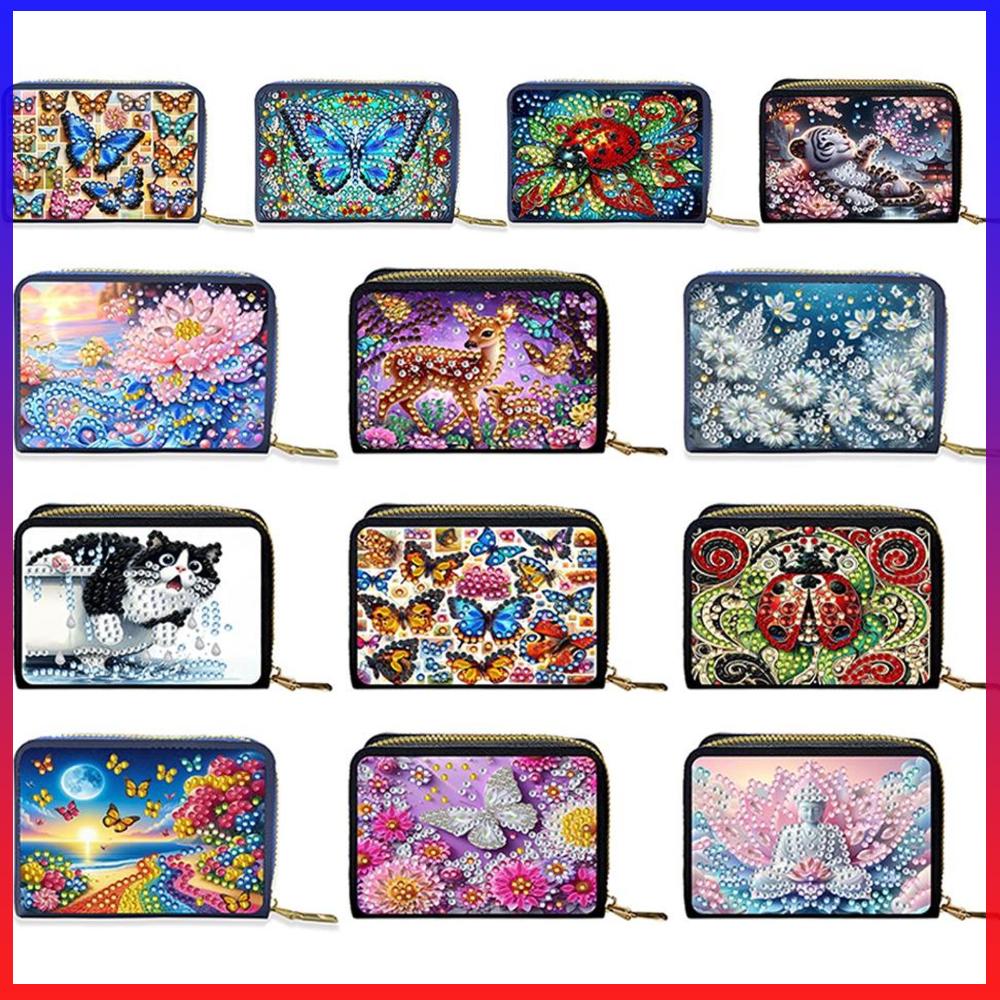 محفظة فن الألماس بسحاب، حامل ب - مراجعة Coin Purse Women وسعره