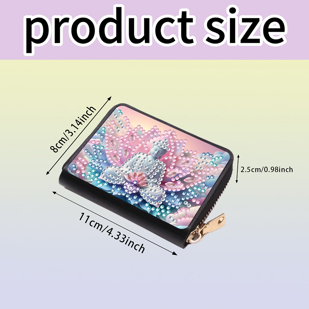 محفظة فن الألماس بسحاب، حامل ب - مراجعة Coin Purse Women وسعره
