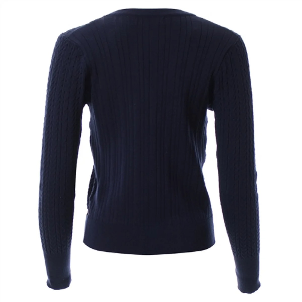 حجم كبير المرأة زر أسفل كم طوي - مراجعة Ribbed Knit Sweater وسعره