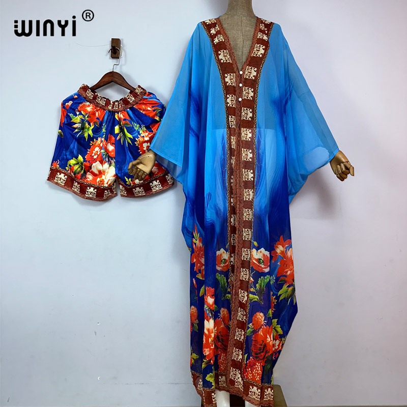 طقم كيمونو WINYI مكون من قطعتي - مراجعة Women'S Fashion Kimono وسعره
