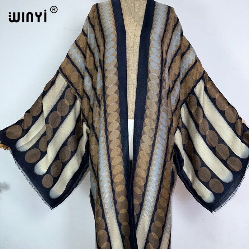فستان كيمونو WINYI صيفي بطبعة  - مراجعة Women'S Fashion Kimono وسعره