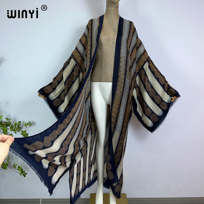 فستان كيمونو WINYI صيفي بطبعة  - مراجعة Women'S Fashion Kimono وسعره
