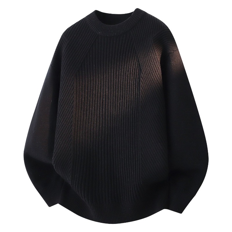 سترة نسائية بياقة دائرية وأكما - مراجعة Ribbed Knit Sweater وسعره