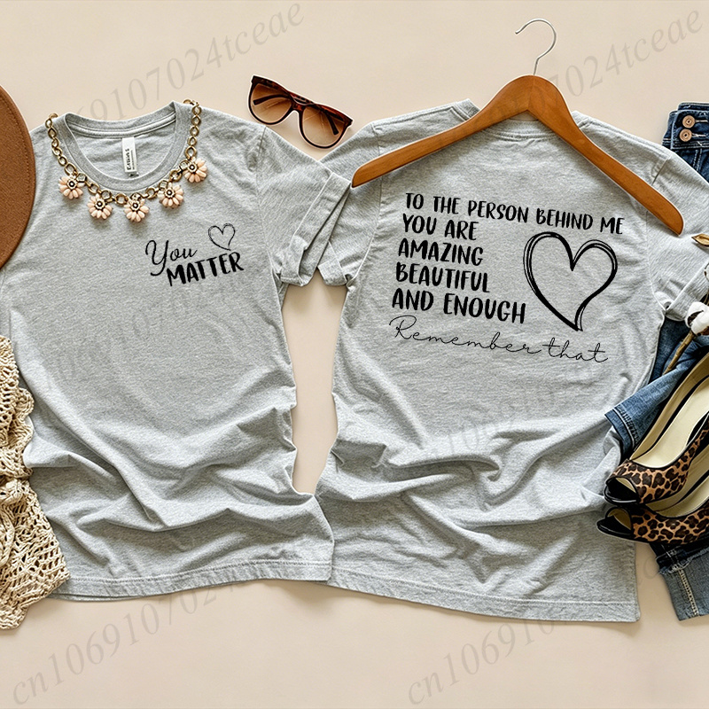 تي شيرت نسائي عصري مطبوع عليه  - مراجعة Women Fashion Quotes وسعره
