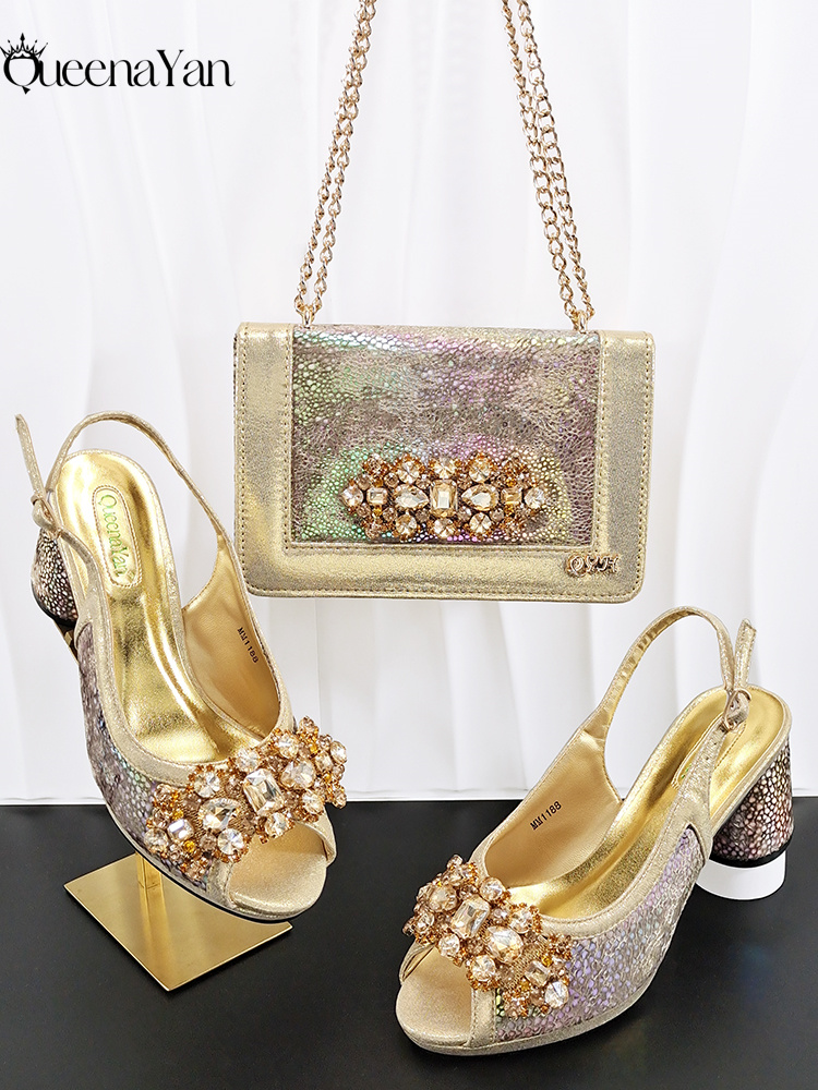 طقم أحذية وحقيبة للحفلات من Qu - مراجعة Women Fashion Handbags وسعره