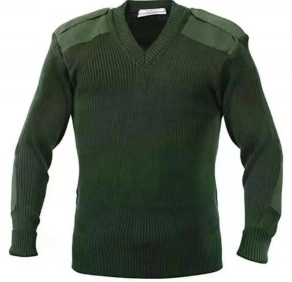 سترات صوفية رجالية بأكمام طويل - مراجعة Ribbed Knit Sweater وسعره