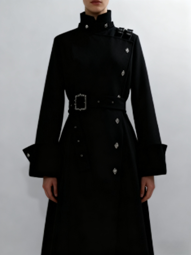 معطف صوفي طويل أنيق بأسلوب قوط - مراجعة Women'S Fashion Winter 2025 وسعره