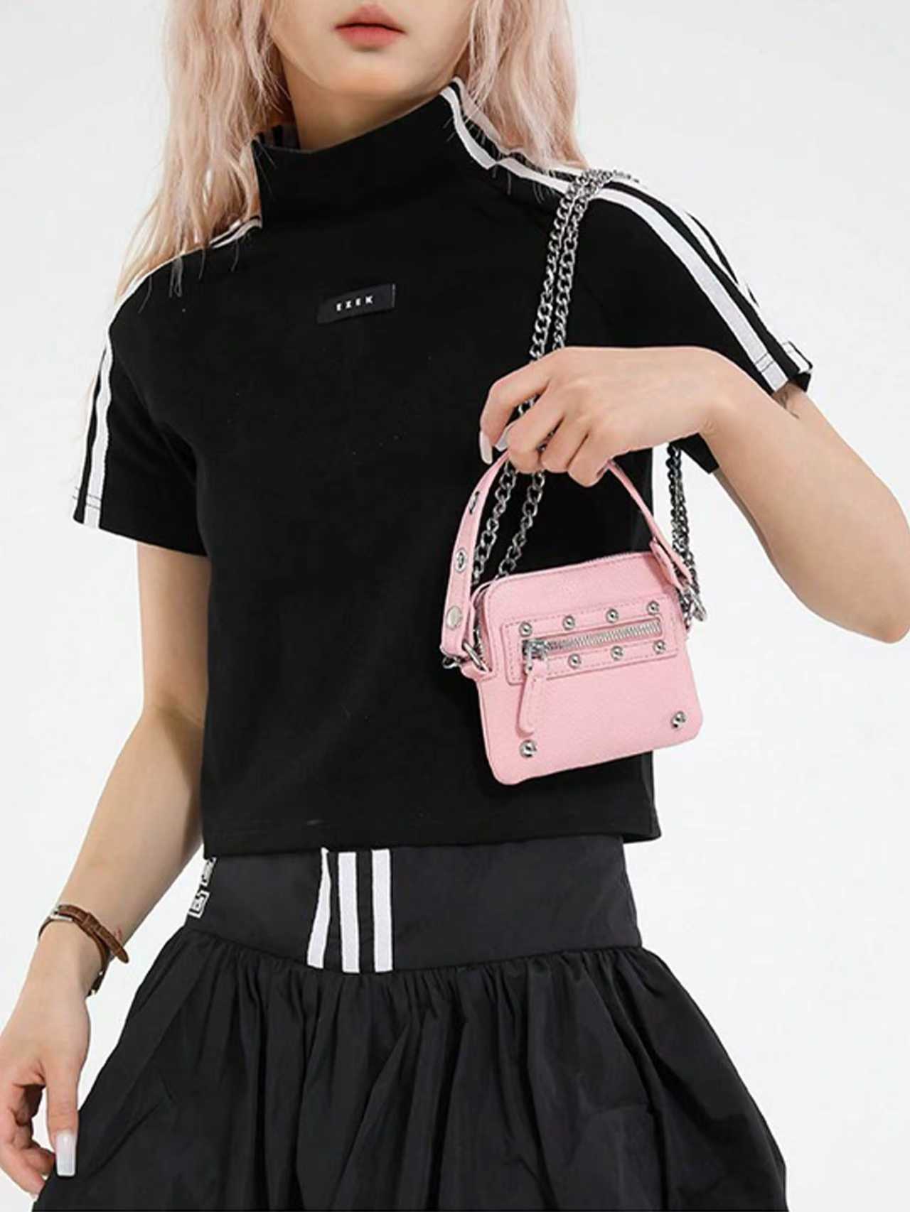 حقيبة نسائية مربعة صغيرة بسلسل - مراجعة Coin Purse Women وسعره