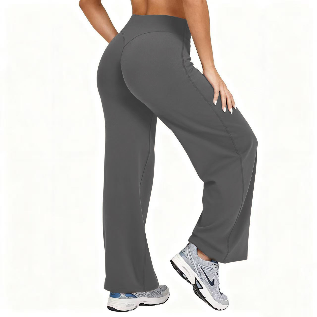 بنطلون يوجا واسع الساق للنساء  - مراجعة Women'S Fashion Leggings وسعره