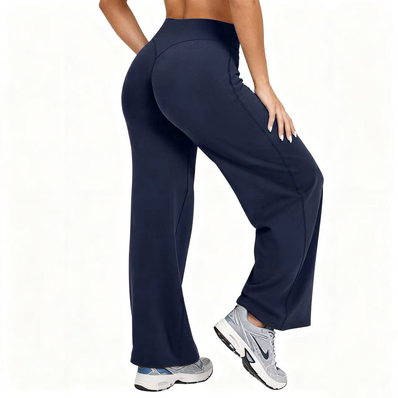 بنطلون يوجا واسع الساق للنساء  - مراجعة Women'S Fashion Leggings وسعره