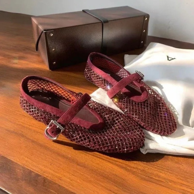 صنادل باوتو نسائية مرصعة بالأح - مراجعة Women'S Fashion Walking Shoes وسعره