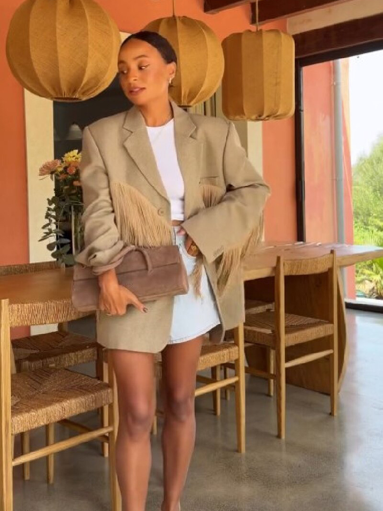 سترة بليزر نسائية أنيقة لفصل ا - مراجعة Women'S Fashion Trends 2026 Spring Summer وسعره