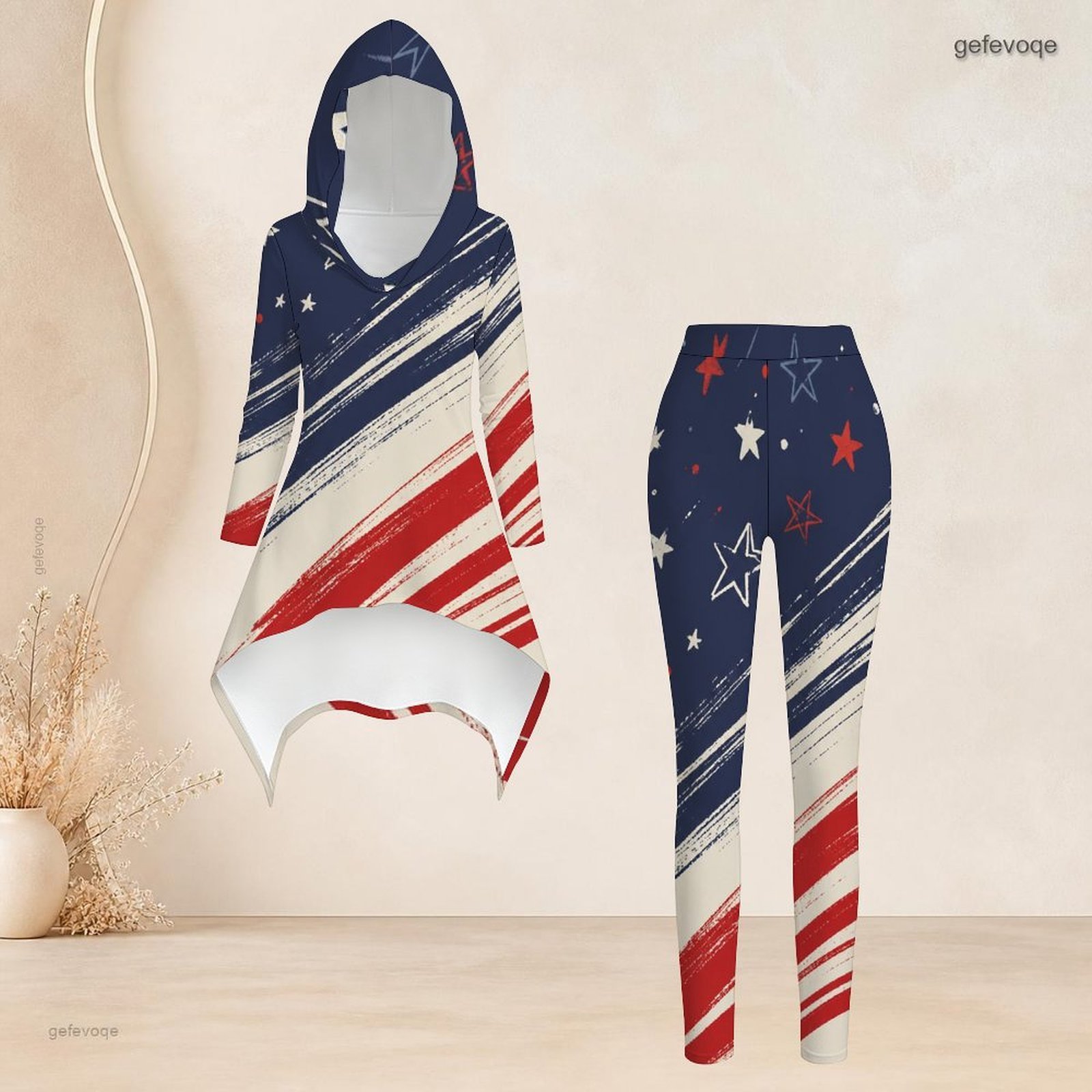 طقم نسائي عصري مكون من قطعتين: - مراجعة Women'S Fashion Leggings وسعره