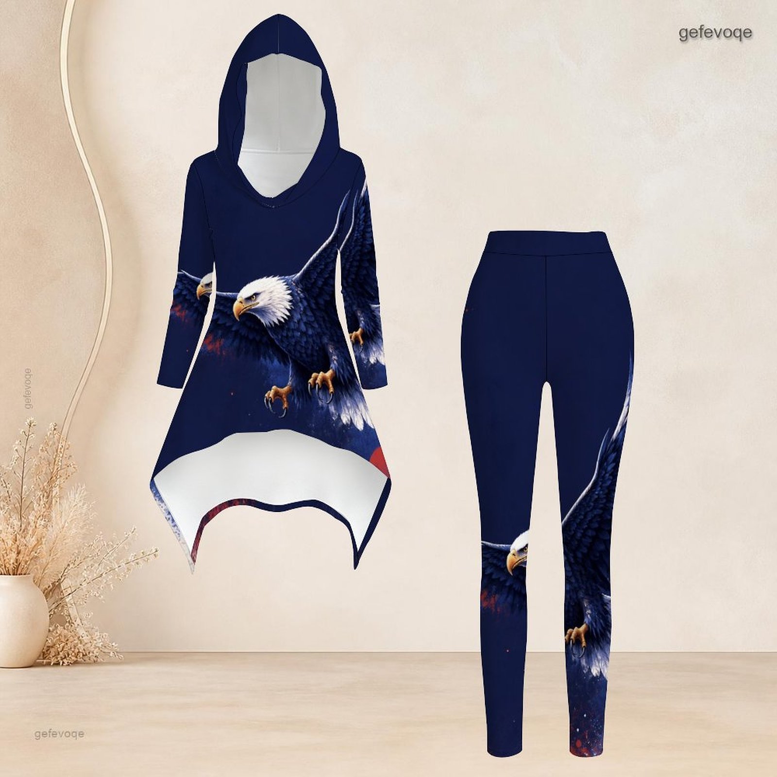 طقم نسائي عصري مكون من قطعتين: - مراجعة Women'S Fashion Leggings وسعره