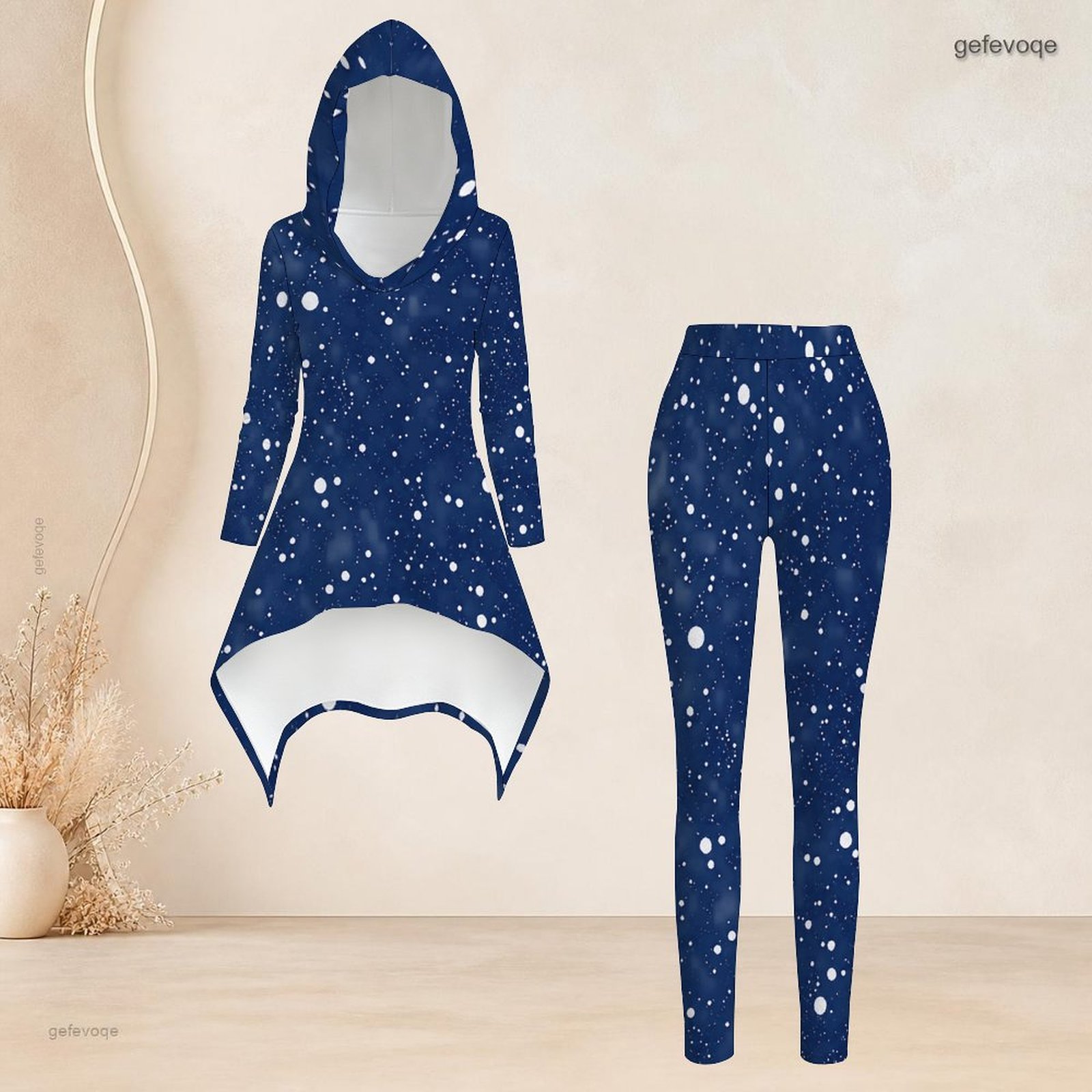 طقم نسائي عصري مكون من قطعتين: - مراجعة Women'S Fashion Leggings وسعره