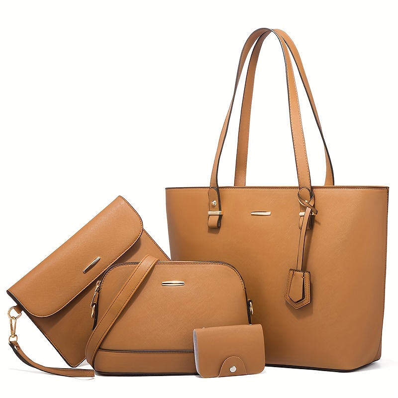 4 قطع أزياء المرأة حقيبة مجموع - مراجعة Women Fashion Handbags وسعره