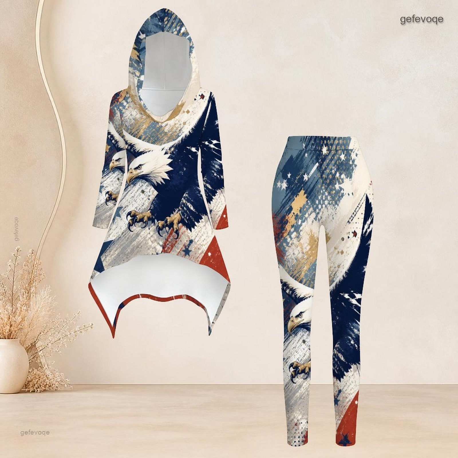 طقم نسائي عصري مكون من قطعتين: - مراجعة Women'S Fashion Leggings وسعره