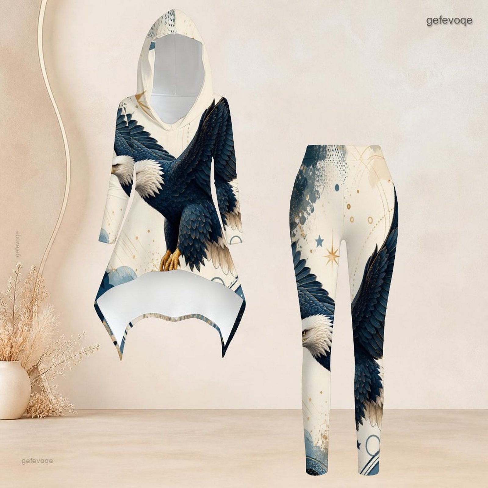 طقم نسائي عصري مكون من قطعتين: - مراجعة Women'S Fashion Leggings وسعره