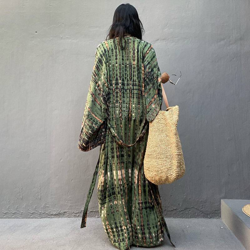 الشاطئ يغطي المرأة التعادل صبغ - مراجعة Women'S Fashion Kimono وسعره