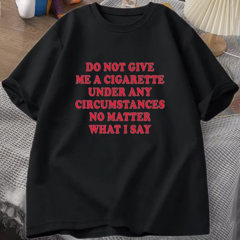 تي شيرت نسائي قطني بأكمام قصير - مراجعة Women Fashion Quotes وسعره