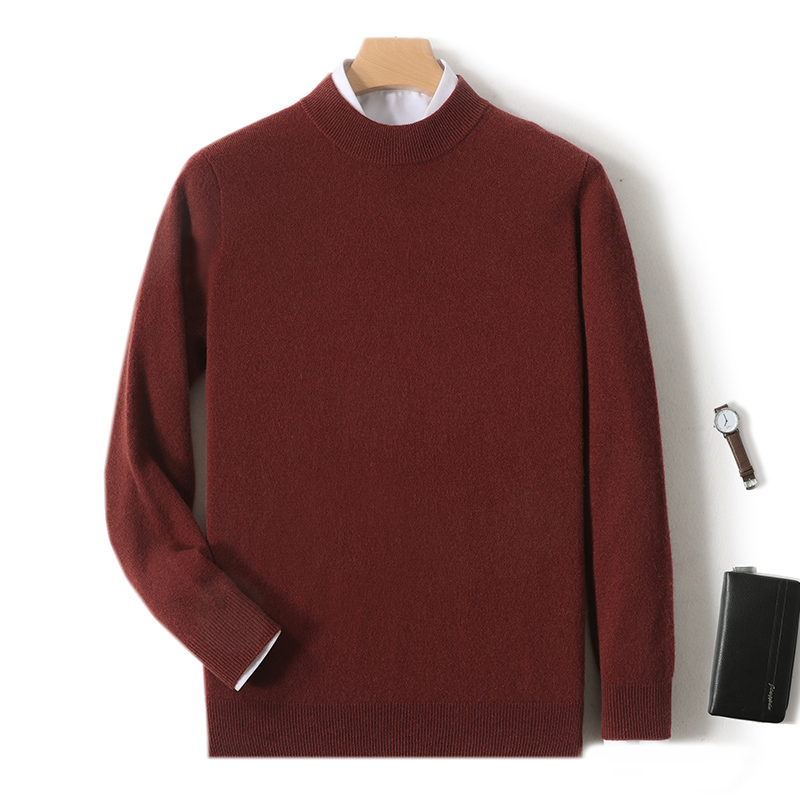 100% نقية ميرينو الصوف الرجال  - مراجعة Ribbed Knit Sweater وسعره