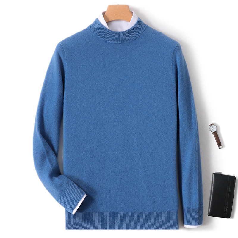 100% نقية ميرينو الصوف الرجال  - مراجعة Ribbed Knit Sweater وسعره
