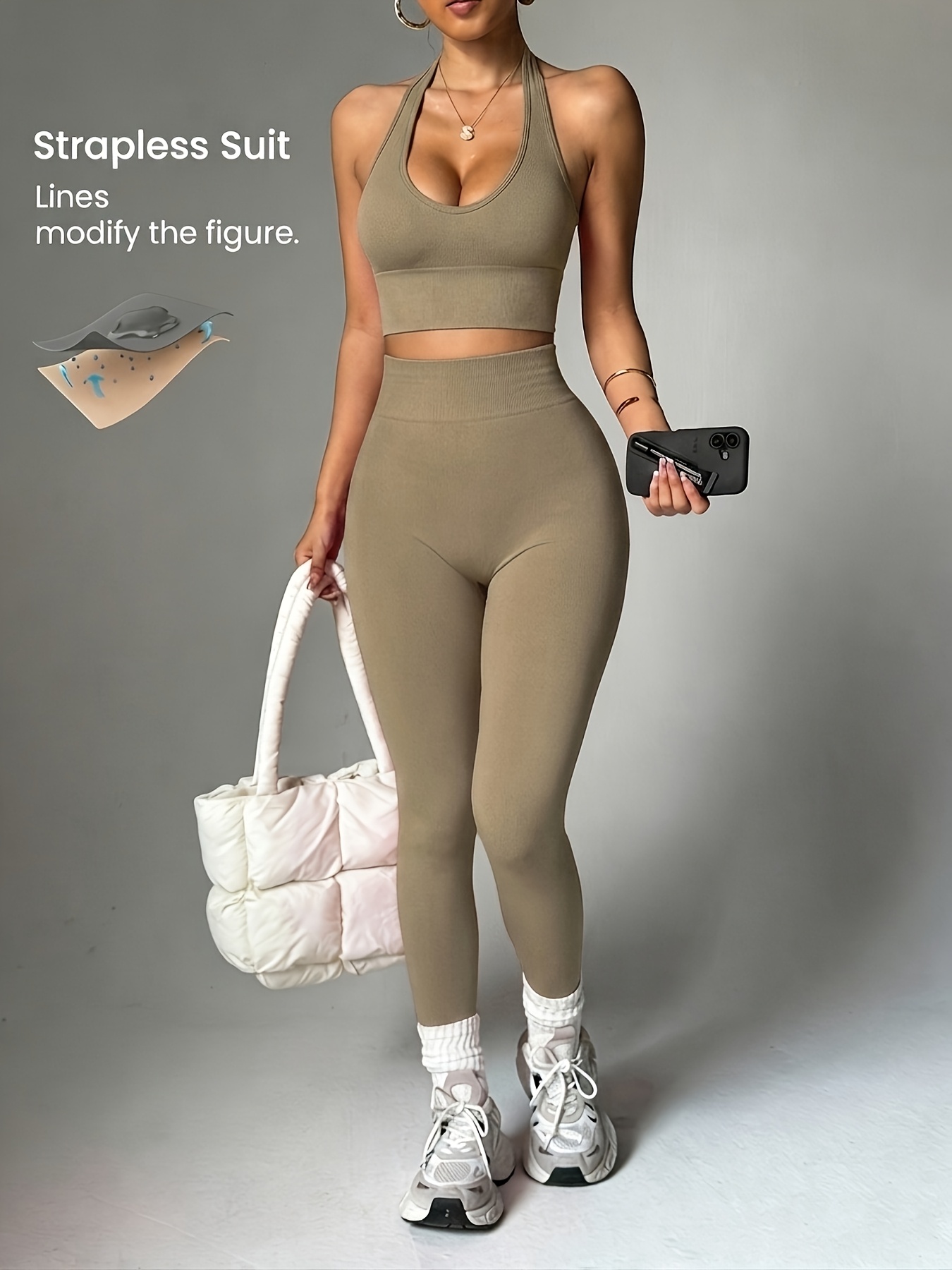طقم ملابس رياضية نسائية عصري م - مراجعة Women'S Fashion Leggings وسعره